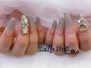 レヒネイル(LeHy nail)/カラグラ×埋め尽くしネイル