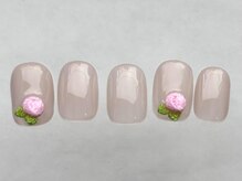 アイネイルズ 恵比寿店(I nails)/シンプルバラナチュラル