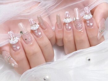 フリル/ツイードネイル/持ち込み