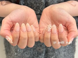 【mili】シンプルオフィスネイル