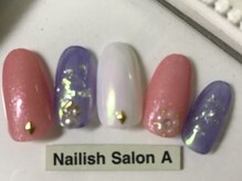 ネイリッシュサロン エー(Nailish Salon A)/2017/オーロラベールネイル