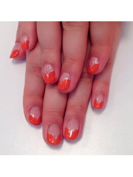 リヒロ(Ri hiro)/ハートフレンチ+ラメライン