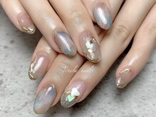 トゥーシェネイルズ(Touche'nails)/綺麗めネイル