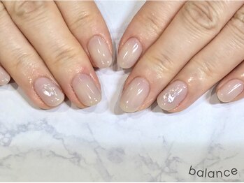 バランス 泉中央店(balance)/ちゅるんとクリアグレー×シェル