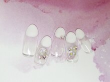 ネイルライフ(NailLife)/変形フレンチ