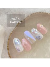 ネイルズガーデン(NAILS GARDEN)/紫陽花ネイル