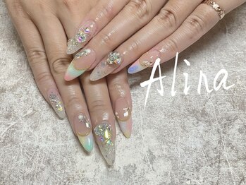 エリナネイルサロン池袋(Alina Nail Salon)/スカルプ持ち込みデザイン