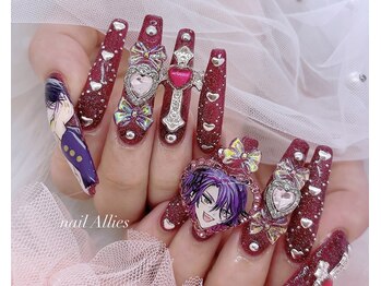 ネイル アリーズ セカンド(nail Allies 2nd)/スカルプ 痛ネイル ゴテゴテ