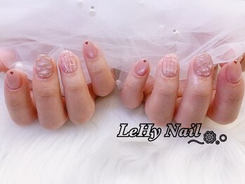 レヒネイル(LeHy nail)/ツイード×キルティングネイル