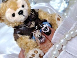 ダッフィー 3Dネイル