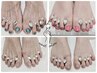 【Jr.ネイリスト】フットワンカラー￥4000