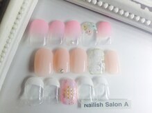 ネイリッシュサロン エー(Nailish Salon A)/シンプル上品フレンチ♪¥6500