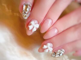 埋め尽くし×リボンネイル