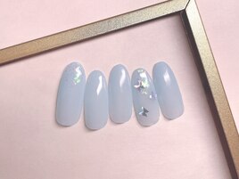 蝶々ホロネイル　¥6800