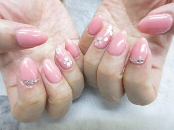 桜ネイル定額￥6980コース♪