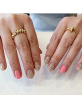 ワナネイルデザイン(wanna nail design)/【定額A】ポイントカラーアート