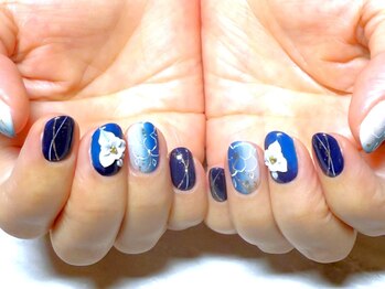 ネイルサロンブリス(nail salon Bliss)/☆美・エンボスフラワーネイル☆