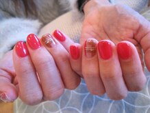 アロアロネイル(aloalo nail)/ガーリーチェック