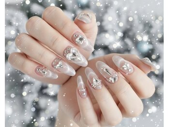 ラヴィヴィ 表参道店(LAVIVI.)/ワンホンネイルロングチップ