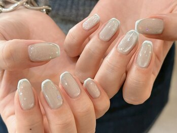 アイネイルズ 横浜EAST店(I-nails)/マグネットフレンチネイル