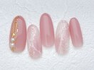 大理石風ネイル