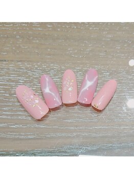 ネイルサロン アルバ(Alba)/pink marble