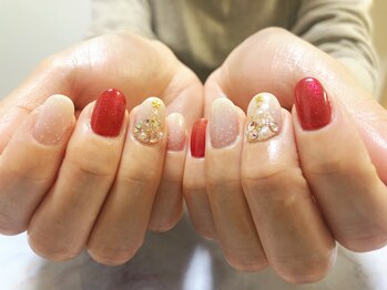 クリスマスネイル