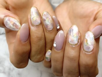 天然石ネイル/西川口ジュエ/川口