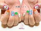 【ししゅうネイル】