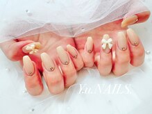ユーネイルズ 恵比寿(Yu.NAILS.)/自爪風スキンカラー◎リボン