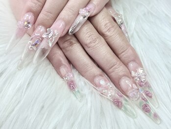トイネイル(toinail)/可愛いが溢れるクリアネイル♪