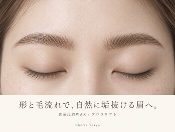 シェリー トウキョウ(Cherie Tokyo)の写真/眉の正解が分からない方へ。骨格と毛流れを生かして、今のあなたに似合う眉に。