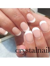 クリスタルネイル ボンベルタ橘店(CRYSTAL NAIL)/フレンチネイル