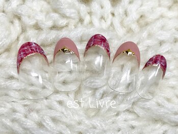 エストリブレ(estLivre)/ツイードフレンチ