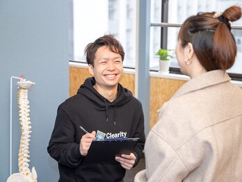 クリアリティ ボディ ケア(clearity body care)の写真/≪整体×トレーニング≫ただ身体を鍛えるだけでなく、自分のカラダの基本を知ることで健康的な美BODYに♪