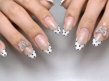 ルルネイル(Lulu Nail)/ドットフレンチ