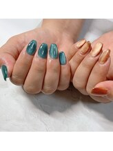 ブラン(blanc)/マグネットのアシメネイル♪