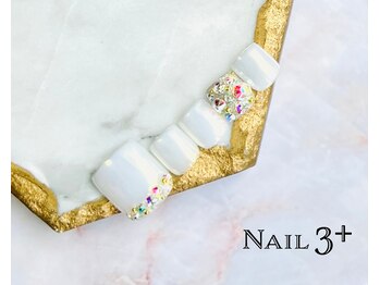 ネイルスリープラス(Nail 3+)/【フット】ホワイトミラー