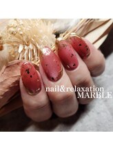 ネイルアンドリラクゼーション マーブル(MARBLE)/つけ放題￥7,700