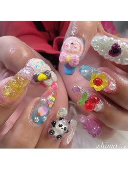 シマネイル(shimanail)/カラフルで個性を★