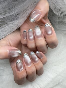 タムタムネイル 本厚木(Tam Tam Nail)/ガラスフレンチ、マグベース追加