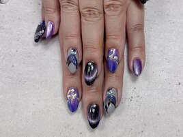 ダークマーメイドネイル