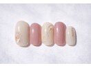ミラーニュアンスパーツネイル