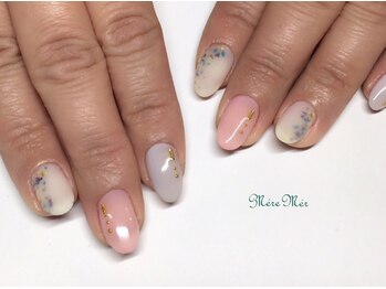 メールメール 和光市本店(MereMer)/押し花 春ネイル