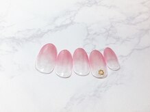 パラジェル登録サロン バランス シンプルネイル&アイラッシュ 新田東店(balance)/ピンクグラデ