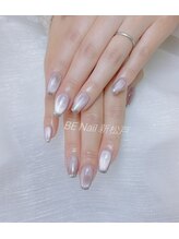 ビーネイル 新松戸(BE NAIL)/可愛いマグネットミラーフレンチ