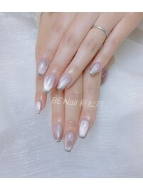 可愛いマグネットミラーフレンチ