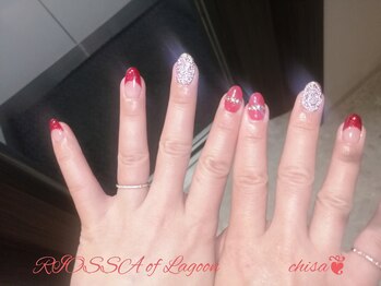 リオッサ オブ ラグーン(RIOSSA of Lagoon)/レッドフラッシュネイル