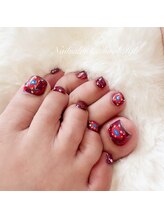 ネイルサロン アンド スクール アールジェイビー(Nailsalon&School Rjb)/ミャクミャクフットネイル