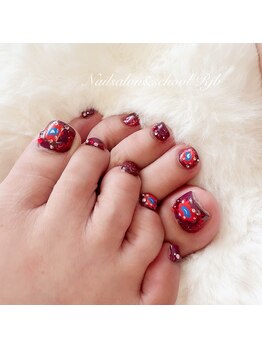 ミャクミャクフットネイル